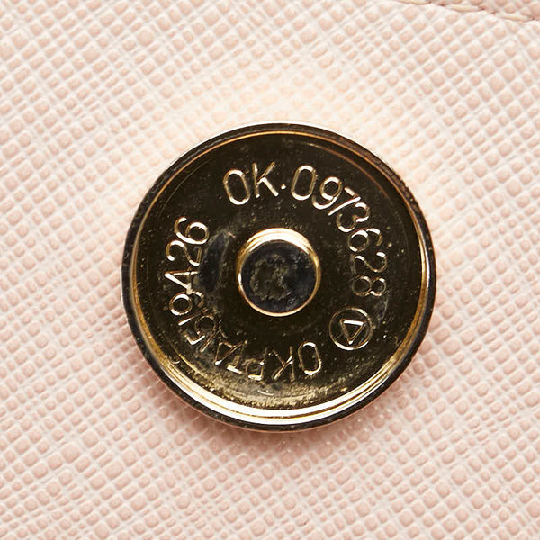 サマンサタバサ エール ハンドバッグ ショルダーバッグ 2WAY ピンク レザー レディース Samantha Thavasa 【中古】