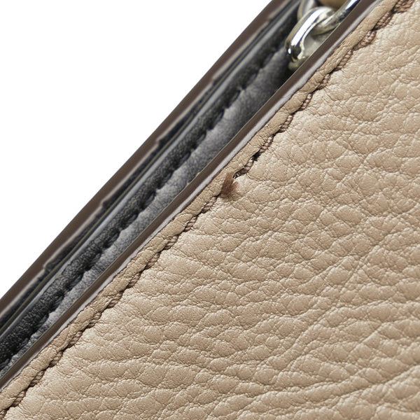 マークジェイコブス 二つ折り財布 グレー レザー レディース MARC JACOBS 【中古】