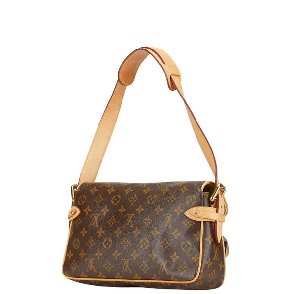 ルイ ヴィトン モノグラム ハドソンPM ショルダーバッグ ハンドバッグ M40027 ブラウン PVC レザー レディース LOUIS VUITTON 【中古】