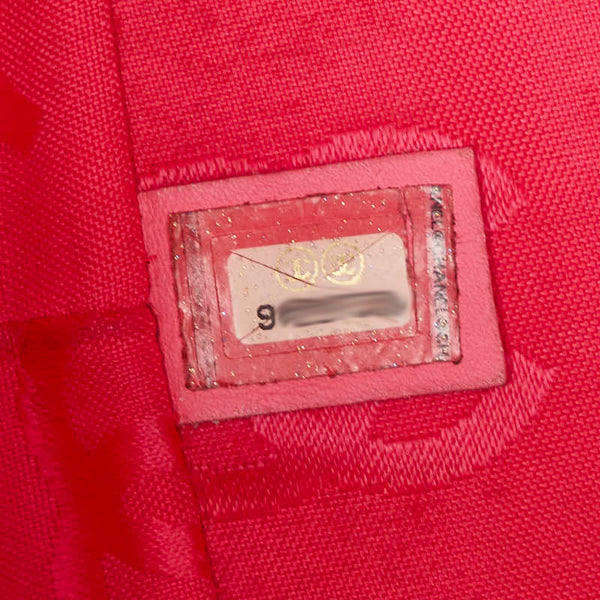 シャネル カンボンライン ココマーク トートバッグ ブラック ホワイト ラムスキン レディース CHANEL 【中古】