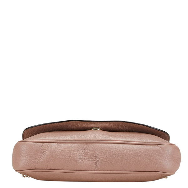 グッチ ソーホー チェーン ショルダーバッグ 336752 ピンク レザー レディース GUCCI 【中古】