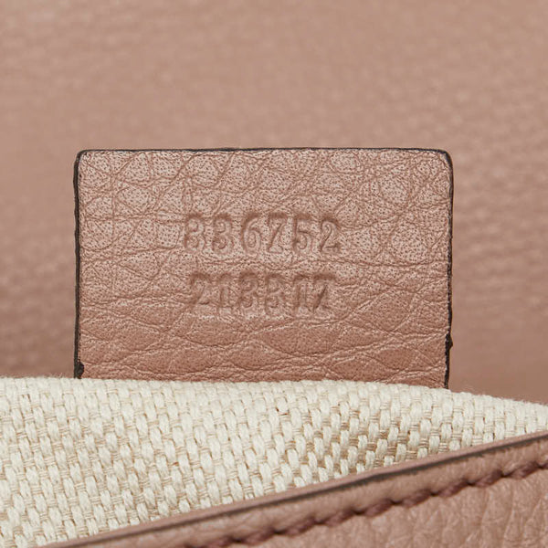 グッチ ソーホー チェーン ショルダーバッグ 336752 ピンク レザー レディース GUCCI 【中古】