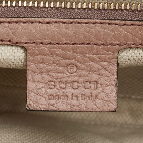 グッチ ソーホー チェーン ショルダーバッグ 336752 ピンク レザー レディース GUCCI 【中古】
