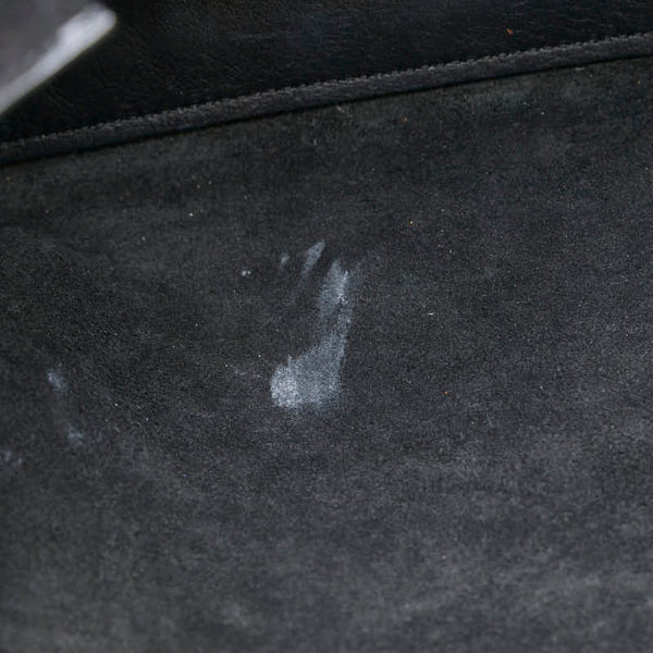 サンローラン YSLロゴ ダウンタウン カバス ハンドバッグ ショルダーバッグ 2WAY 436832 ブラック レザー スウェード レディース SAINT LAURENT 【中古】