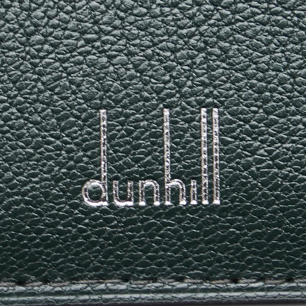 ダンヒル カードケース コインケース フラグメントケース グリーン レザー レディース Dunhill 【中古】