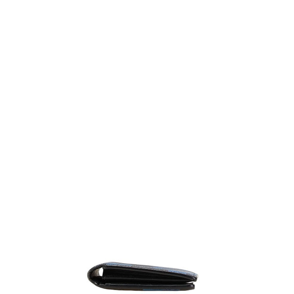 ルイ ヴィトン ダミエ グラフィット ポルトフォイユ ブラザ 二つ折り財布 N60162 ブラック ブルー PVC レザー レディース LOUIS VUITTON 【中古】