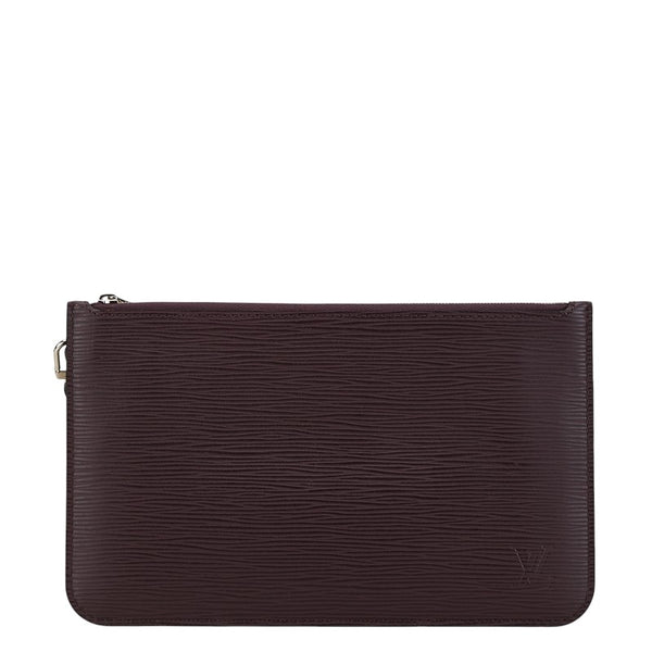 ルイ ヴィトン エピ ネヴァーフルMM 付属ポーチ ポーチ M40955 ケッチュ パープル レザー レディース LOUIS VUITTON 【中古】