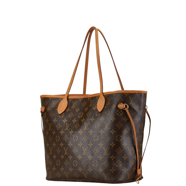 ルイ ヴィトン モノグラム ネヴァーフルMM トートバッグ M40156 ブラウン PVC レザー レディース LOUIS VUITTON 【中古】