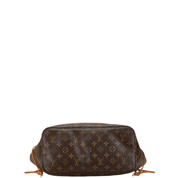 ルイ ヴィトン モノグラム ネヴァーフルMM トートバッグ M40156 ブラウン PVC レザー レディース LOUIS VUITTON 【中古】