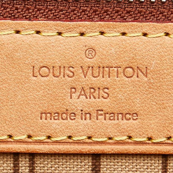 ルイ ヴィトン モノグラム ネヴァーフルMM トートバッグ M40156 ブラウン PVC レザー レディース LOUIS VUITTON 【中古】