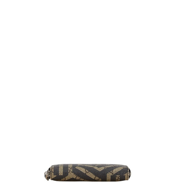 グッチ コインケース 411317 ブラック ベージュ PVC レザー レディース GUCCI 【中古】
