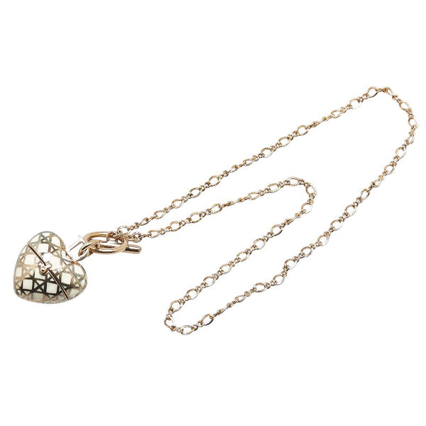 ディオール カナージュ ハート ネックレス ゴールド メッキ レディース Dior 【中古】