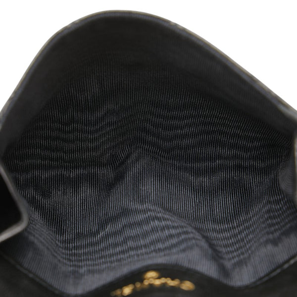 シャネル ビコローレ ココマーク 二つ折り財布 ブラック レザー レディース CHANEL 【中古】