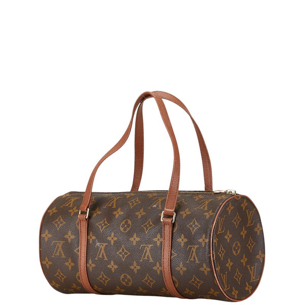 ルイ ヴィトン モノグラム パピヨン30 ショルダーバッグ M51365 ブラウン PVC レザー レディース LOUIS VUITTON 【中古】