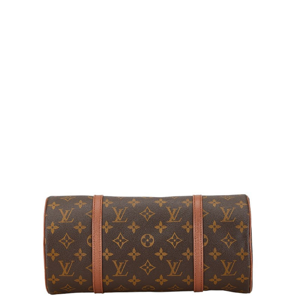 ルイ ヴィトン モノグラム パピヨン30 ショルダーバッグ M51365 ブラウン PVC レザー レディース LOUIS VUITTON 【中古】