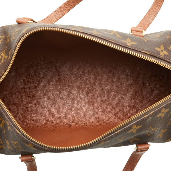 ルイ ヴィトン モノグラム パピヨン30 ショルダーバッグ M51365 ブラウン PVC レザー レディース LOUIS VUITTON 【中古】