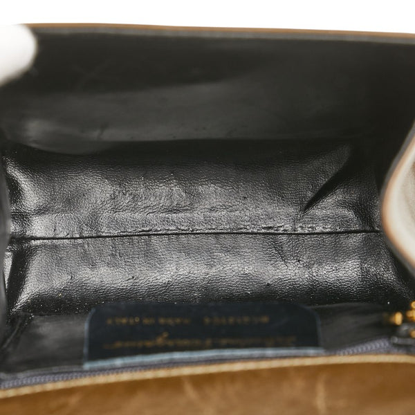 サルヴァトーレフェラガモ ヴァラリボン ハンドバッグ ショルダーバッグ 2WAY ブラウン レザー キャンバス レディース Salvatore Ferragamo 【中古】