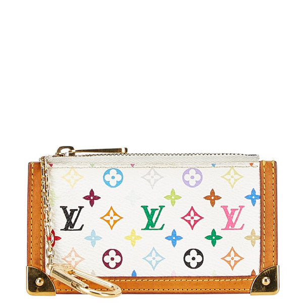 ルイ ヴィトン モノグラム ポシェット クレ コインケース 小銭入れ M92655 ブロン マルチカラー PVC レザー レディース LOUIS VUITTON 【中古】