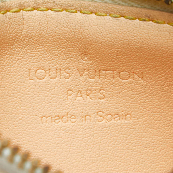 ルイ ヴィトン モノグラム ポシェット クレ コインケース 小銭入れ M92655 ブロン マルチカラー PVC レザー レディース LOUIS VUITTON 【中古】
