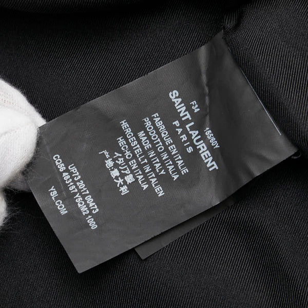 サンローラン ミニスカート F34 ブラック スウェード レディース SAINT LAURENT 【中古】