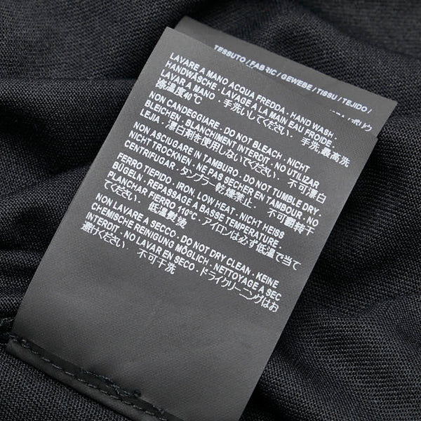 バレンシアガ フロントスリット 半袖 Tシャツ サイズ：M ブラック ポリウレタン ポリエステル コットン レディース BALENCIAGA 【中古】