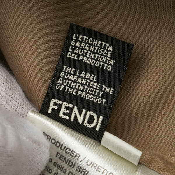 フェンディ ミニスカート サイズ：36 ベージュ ホワイト ウール シルク レディース FENDI 【中古】