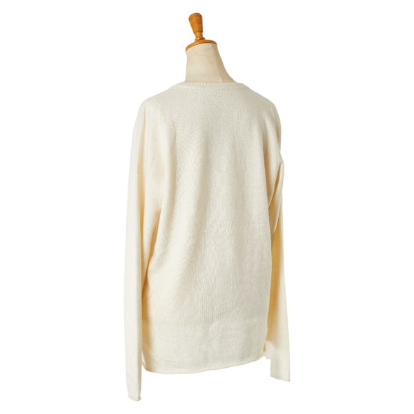ルシアンペラフィネ スカル ニット セーター サイズ：S ホワイト カシミヤ レディース Lucien Pellat-Finet 【中古】