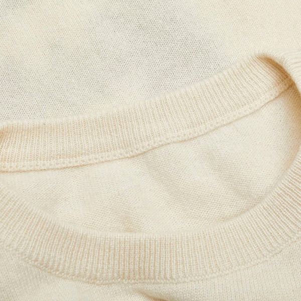 ルシアンペラフィネ スカル ニット セーター サイズ：S ホワイト カシミヤ レディース Lucien Pellat-Finet 【中古】