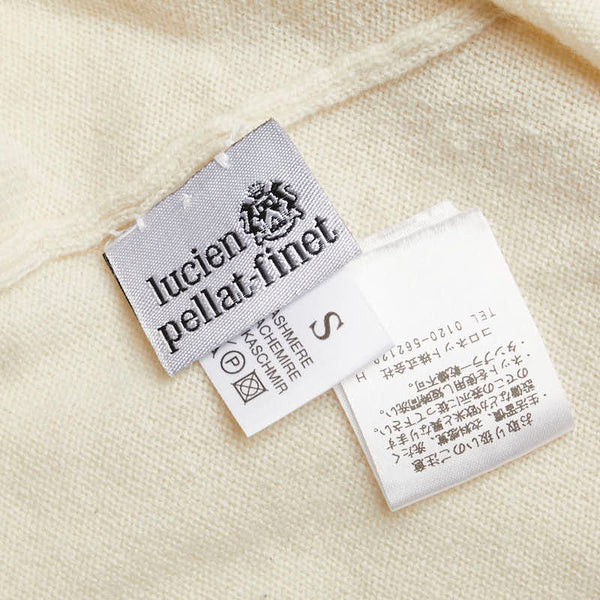 ルシアンペラフィネ スカル ニット セーター サイズ：S ホワイト カシミヤ レディース Lucien Pellat-Finet 【中古】
