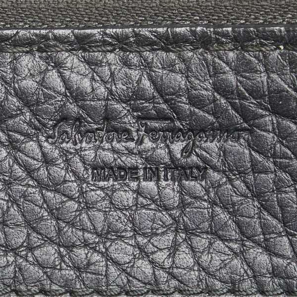 サルヴァトーレフェラガモ クラッチバッグ セカンドバッグ 240859 ブラック レザー レディース Salvatore Ferragamo 【中古】