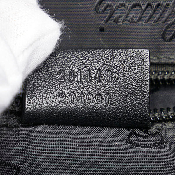 グッチ グッチシマ 斜め掛け ショルダーバッグ 201448 ブラック レザー レディース GUCCI 【中古】