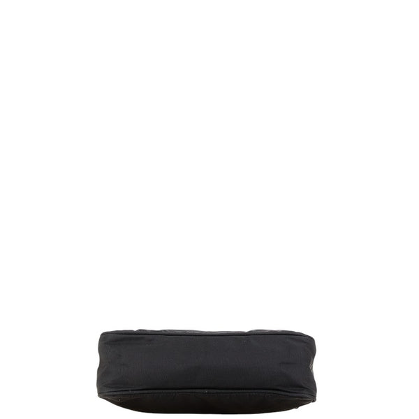 プラダ 三角ロゴプレート ワンショルダーバッグ ハンドバッグ MV515 ブラック ナイロン レディース PRADA 【中古】