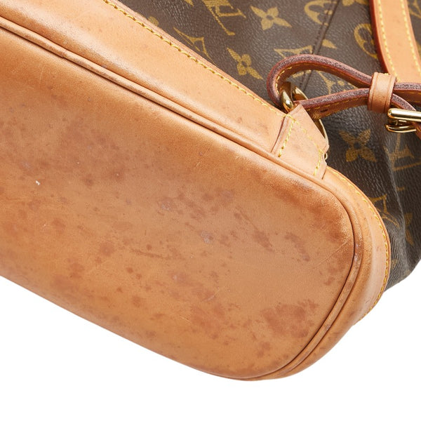 ルイ ヴィトン モノグラム モンスリMM リュック バックパック M51136 ブラウン PVC レザー レディース LOUIS VUITTON 【中古】
