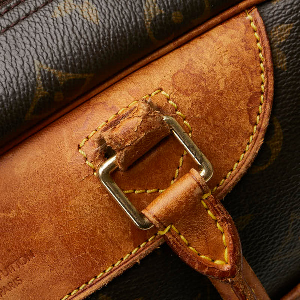 ルイ ヴィトン モノグラム ドーヴィル ハンドバッグ M47270 ブラウン PVC レザー レディース LOUIS VUITTON 【中古】