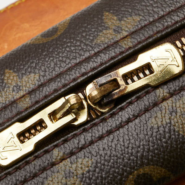 ルイ ヴィトン モノグラム ドーヴィル ハンドバッグ M47270 ブラウン PVC レザー レディース LOUIS VUITTON 【中古】