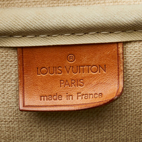 ルイ ヴィトン モノグラム ドーヴィル ハンドバッグ M47270 ブラウン PVC レザー レディース LOUIS VUITTON 【中古】