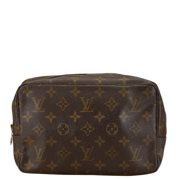 ルイ ヴィトン モノグラム トゥルーストワレット28 クラッチバッグ セカンドバッグ M47522 ブラウン PVC レディース LOUIS VUITTON 【中古】