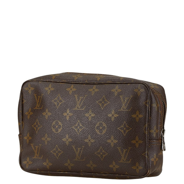 ルイ ヴィトン モノグラム トゥルーストワレット28 クラッチバッグ セカンドバッグ M47522 ブラウン PVC レディース LOUIS VUITTON 【中古】