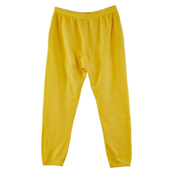 マークジェイコブス PEANUTS ピーナッツ コラボ ウッドストック THE GYM PANT ジャージ スウェットパンツ サイズ:S イエロー コットン レディース MARC JACOBS 【中古】