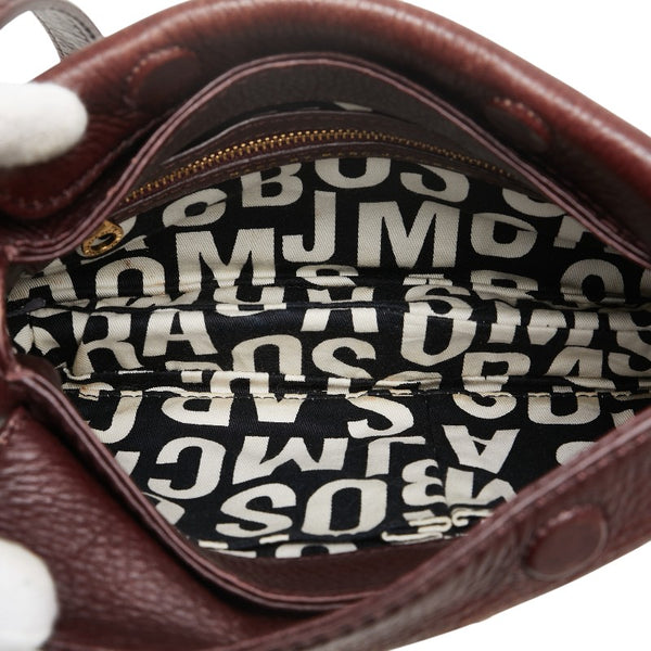 マークバイマークジェイコブス 斜め掛け ショルダーバッグ ブラウン レザー レディース MARC BY MARC JACOBS 【中古】