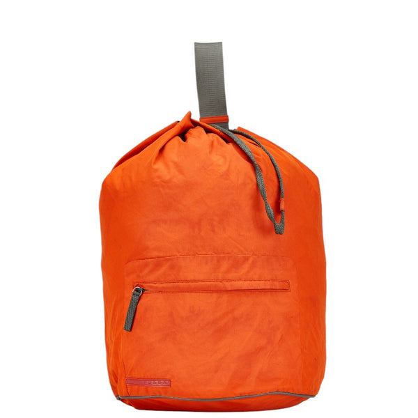 プラダスポーツ ボディバッグ ショルダーバッグ 4VS054 オレンジ ナイロン キャンバス レディース PRADA SPORTS 【中古】