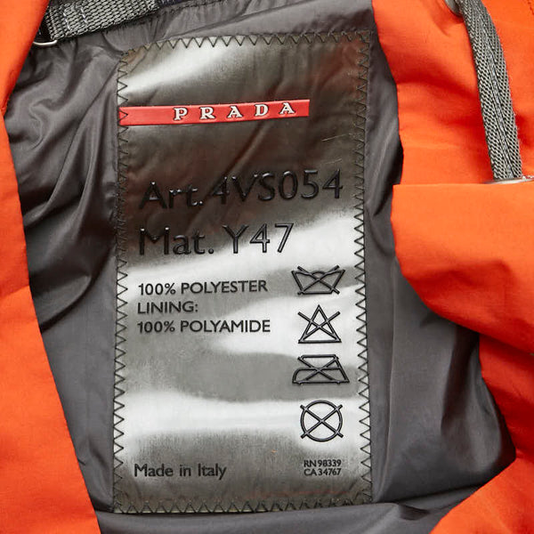 プラダスポーツ ボディバッグ ショルダーバッグ 4VS054 オレンジ ナイロン キャンバス レディース PRADA SPORTS 【中古】