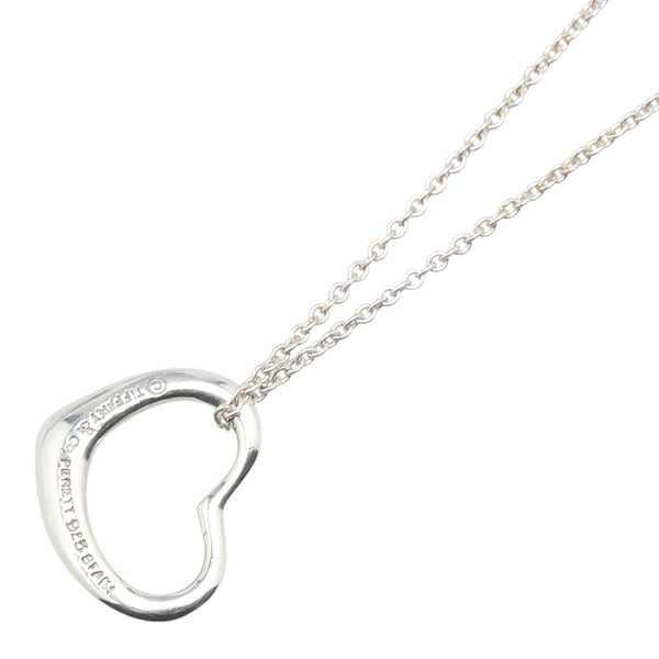 ティファニー オープンハート ネックレス シルバー SV925 シルバー レディース TIFFANY&Co. 【中古】