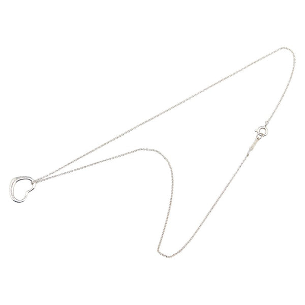 ティファニー オープンハート ネックレス シルバー SV925 シルバー レディース TIFFANY&Co. 【中古】