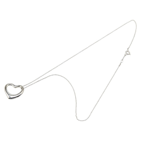 ティファニー オープンハート ネックレス シルバー SV925 シルバー レディース TIFFANY&Co. 【中古】