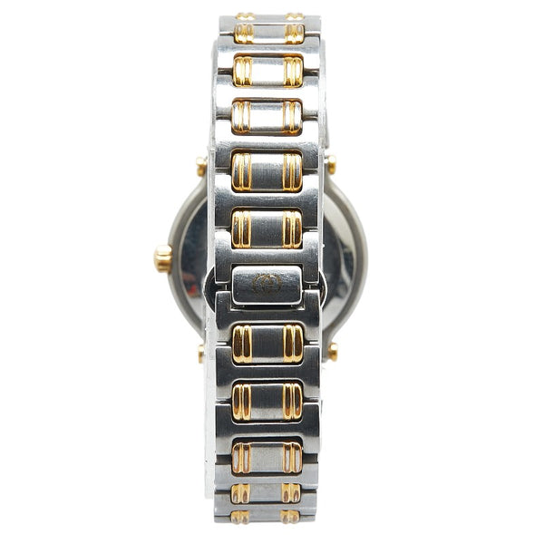 グッチ インターロッキングG 腕時計 9000L クオーツ ゴールド文字盤 ステンレススチール メッキ レディース GUCCI 【中古】