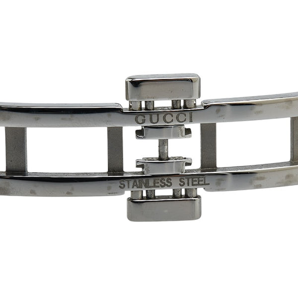 グッチ Gメトロ 腕時計 8600L クオーツ シルバー文字盤 ステンレススチール レディース GUCCI 【中古】