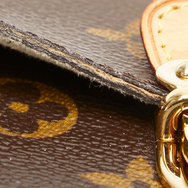 ルイ ヴィトン モノグラム ラヴェッロGM 斜め掛け ショルダーバッグ M52077 ブラウン PVC レザー レディース LOUIS VUITTON 【中古】