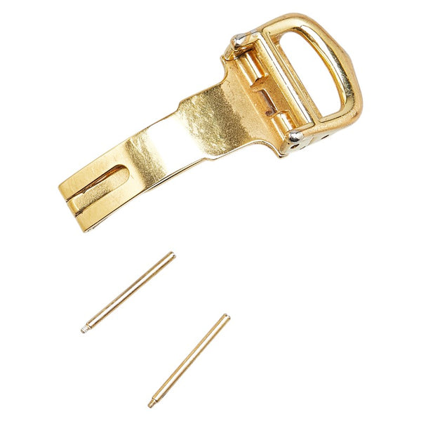 カルティエ マストタンク ヴェルメイユ 腕時計 2415 クオーツ ホワイト文字盤 SV925 シルバー レザー レディース CARTIER 【中古】