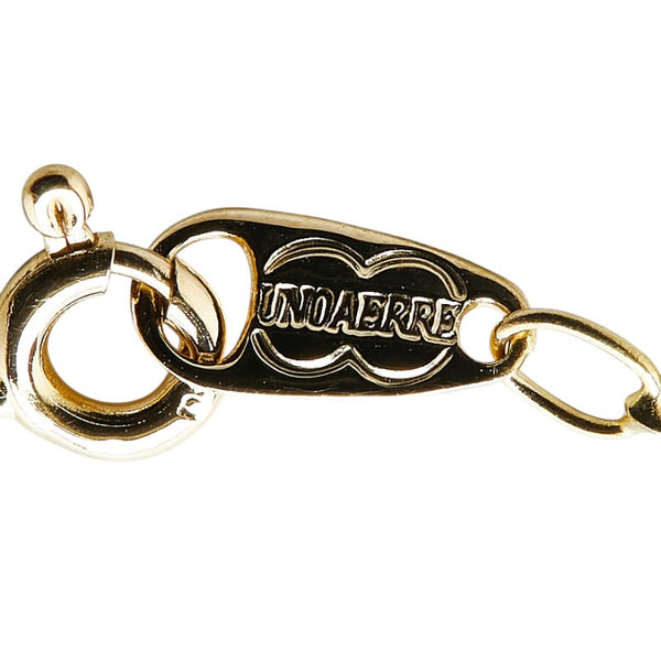 K18YG イエローゴールド ルビー0.55ct ダイヤ0.11ct ペンダントネックレス レディース 【中古】